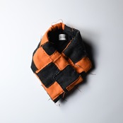 KUON / x The Inoue Brothers Alpaca Patchwork Scarf