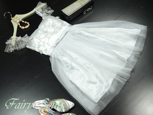 ★送料無料★9号(M)★キュートなミニ丈のパ－ティ－ドレス(OPN3825)