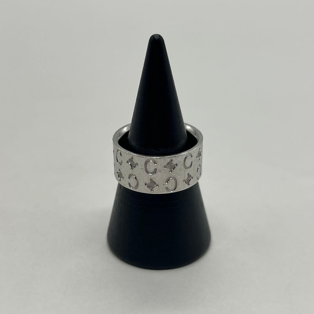 セリーヌ CELINE マカダム リング 12号 SV ヴィンテージ 希少