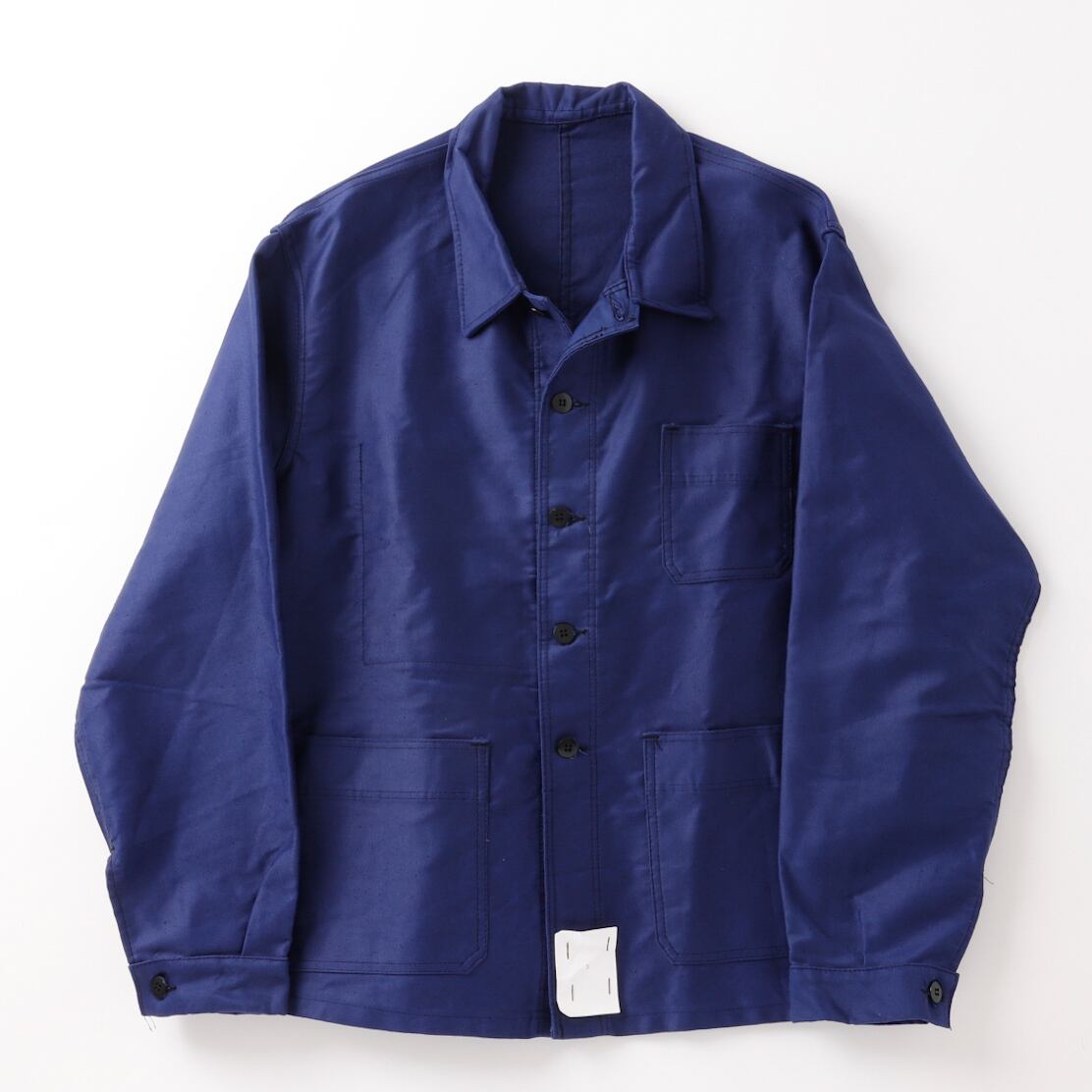 未使用】60s French special vintage navy moleskin jacket coverall 