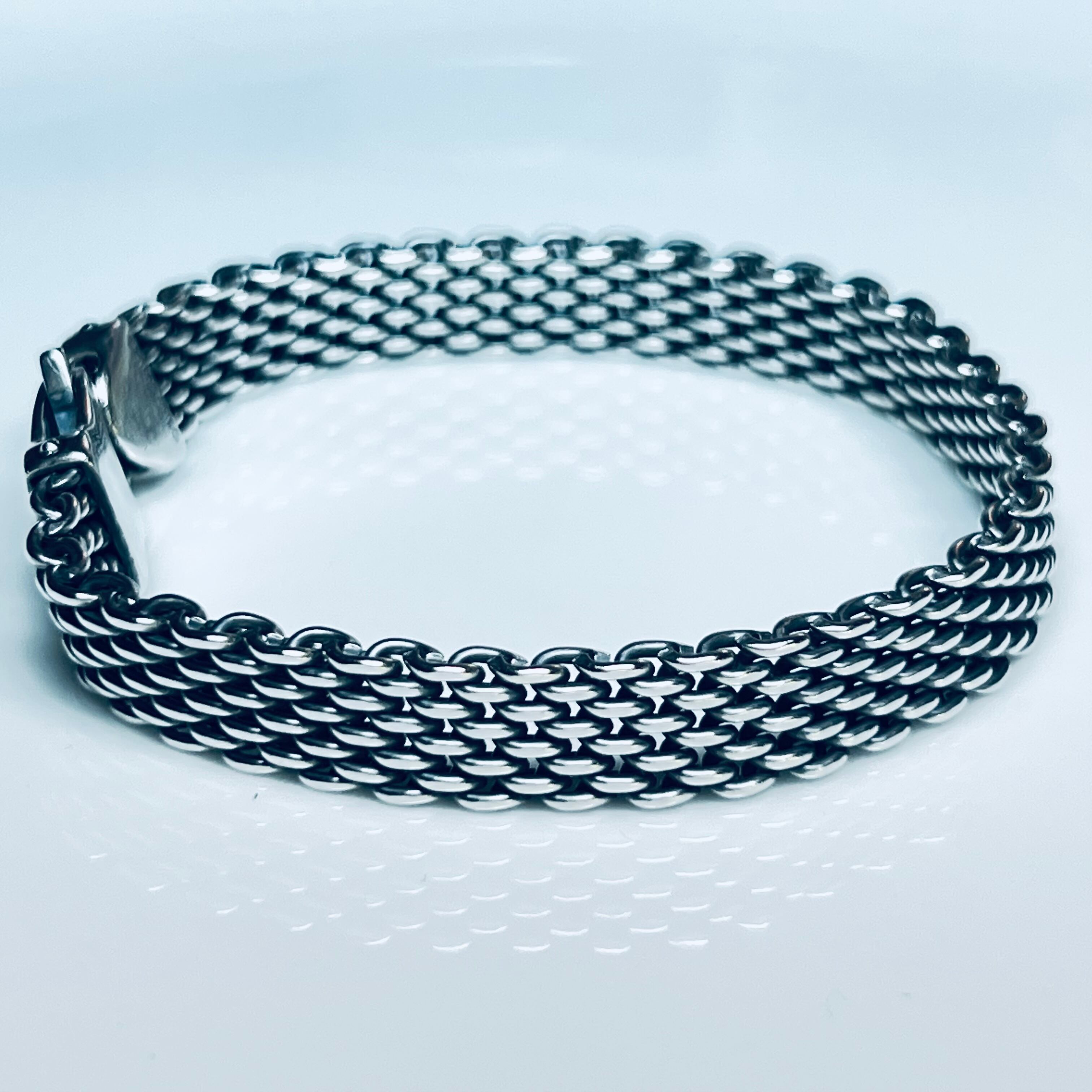 Vintage TIFFANY ティファニー メッシュブレスレット