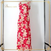 フラダンス 衣装 ワンピース ドレス ピンク系 RoyalCreations ハワイ製 プルメリア柄 ハワイアンプリント アロハ フラ ダンス レッスン 練習 ノースリーブ スリット 華やか 鮮やか かわいい おしゃれ ホワイト系 イエロー系 フラダンス衣装 ロングドレス ハワイアンファッション トロピカル 花柄 エレガント シンプル レディース プルメリア かわいいドレス スタイルアップ 大人可愛い