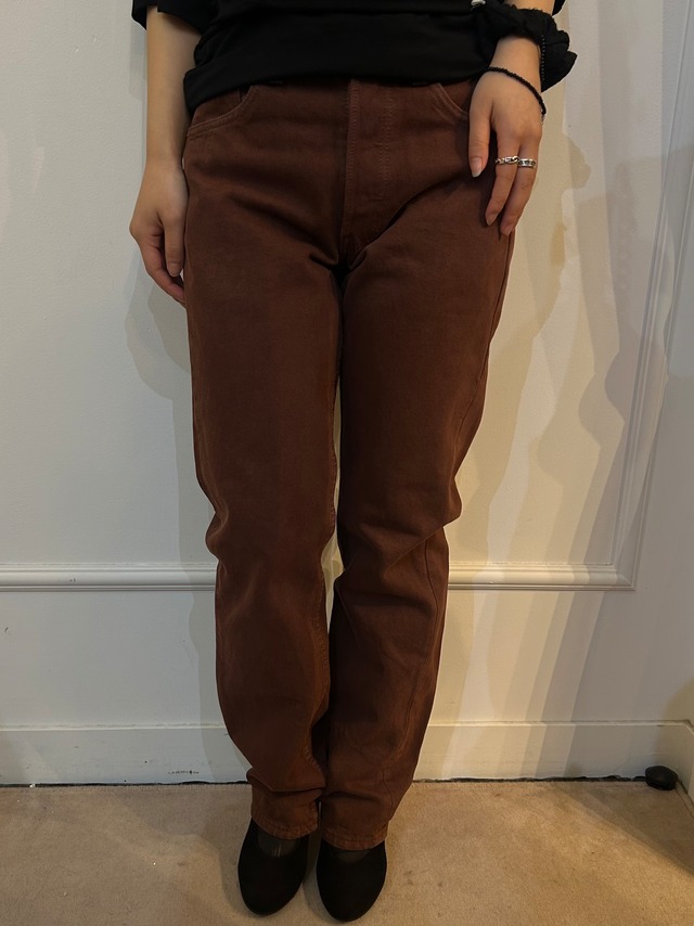Levis/ Vintage brown straight denim . (O)