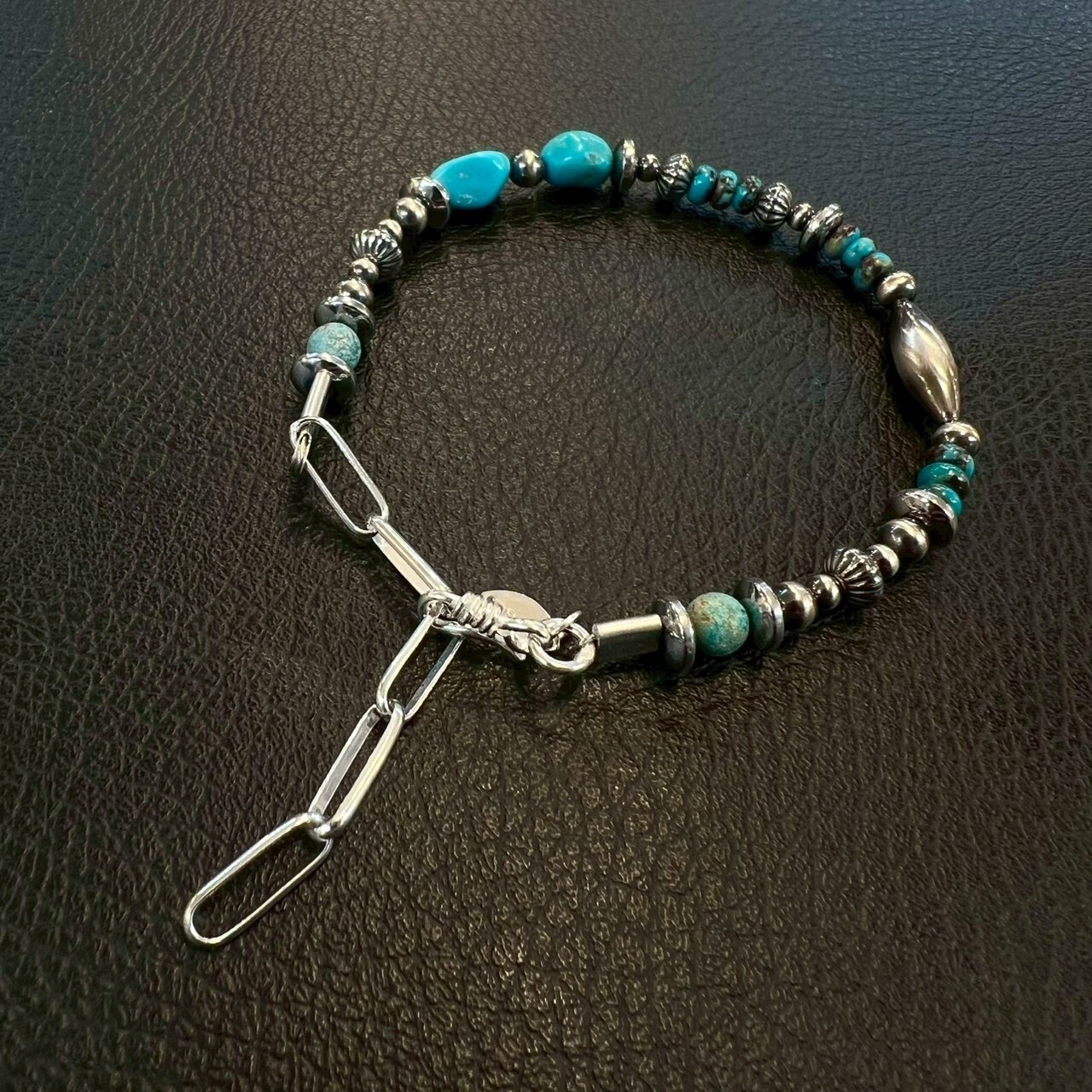 ブライト（Bright）ブレスレット（Wave All Turquoise) 17〜22cm - 2