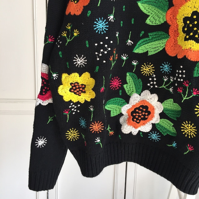 colorfulな花×花×花ニット（kai0019）