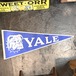 Vintage YALE Univ. Bulldog Pennant #1