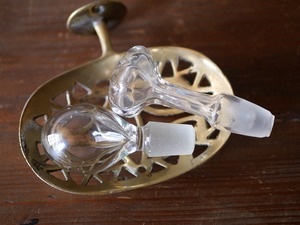 香水瓶のパーツ  1 吹きガラス フランスアンティーク ブロカント