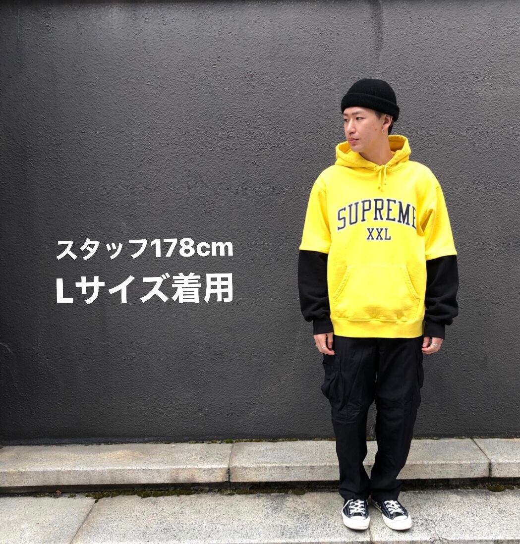 supreme XXL hooded sweatshirt 