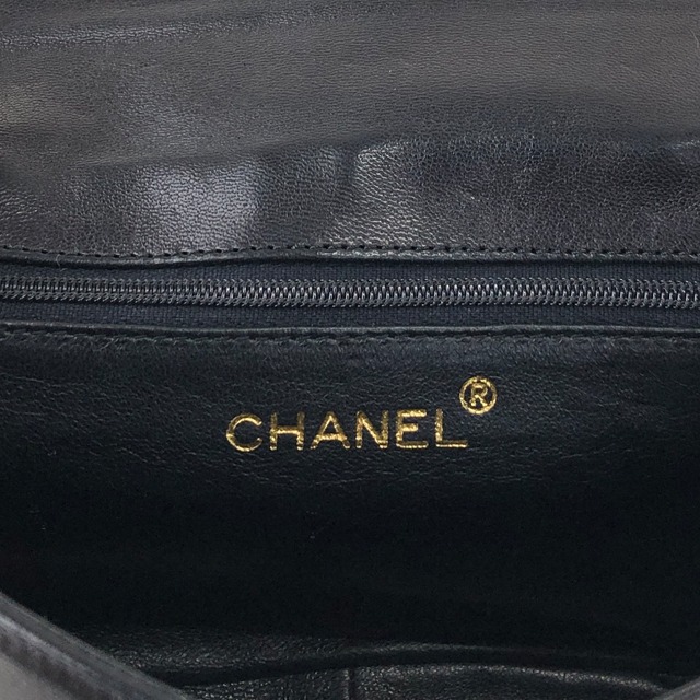 CHANEL シャネル ショルダーバッグ ブラック ココマーク レザー チェーンショルダー vintage ヴィンテージ オールド jtk3dw