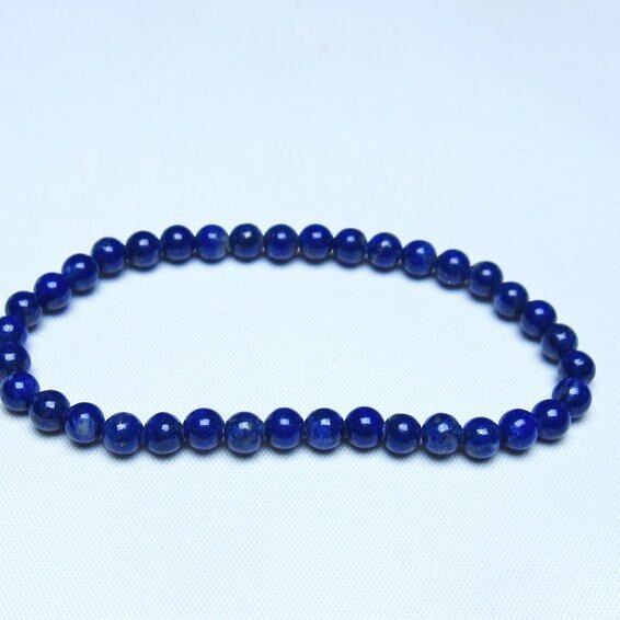 ラピスラズリ ブレスレット 5mm 一点物 メール便可 [M便 1/10] 111-48408