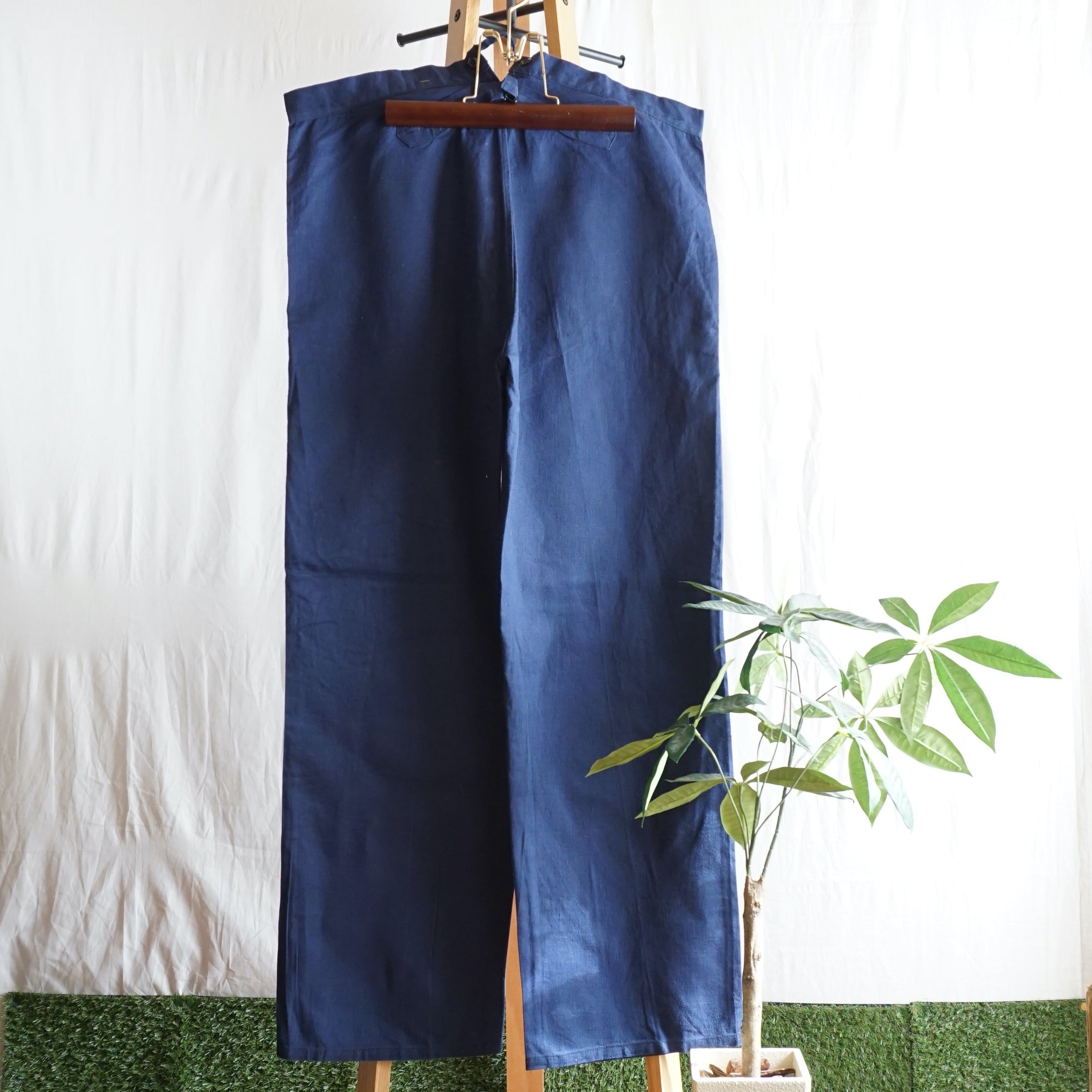 ドイツ ワークパンツ(DEAD STOCK) 40-50's Germany [C1644] | 古着屋
