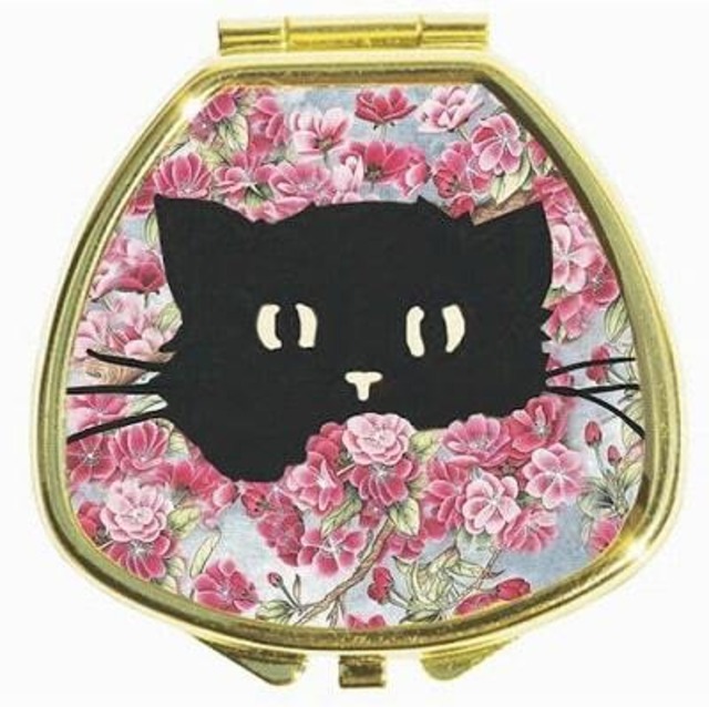 Andrea Garland (アンドレアガーランド) アロマリップ＆ネイルバーム ピルボックス 【BLACK CAT IN CHERRY BLOSSOM】