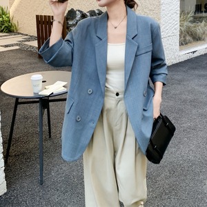 ダブルブレストノッチドラペルジャケット 00235