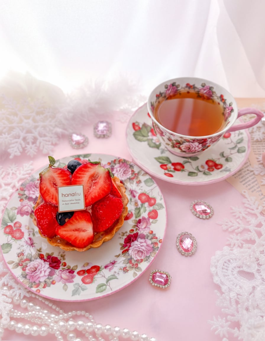 Strawberry Rose Tea Set – 甘くときめく苺とバラのティータイム