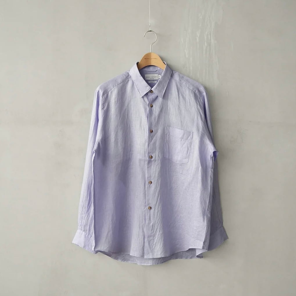 manual alphabet │LINEN SHIRTS / LOOSE FIT (3colors)