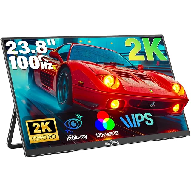 InnoView モバイルモニター 4K 18.4インチ モバイルディスプレイ UHD