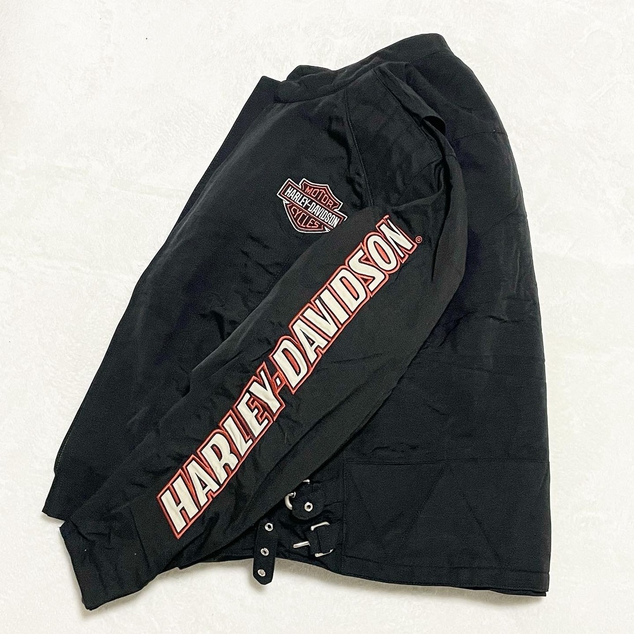 Harley-Davidson ハーレーダビッドソン ナイロン ライダースジャケット 