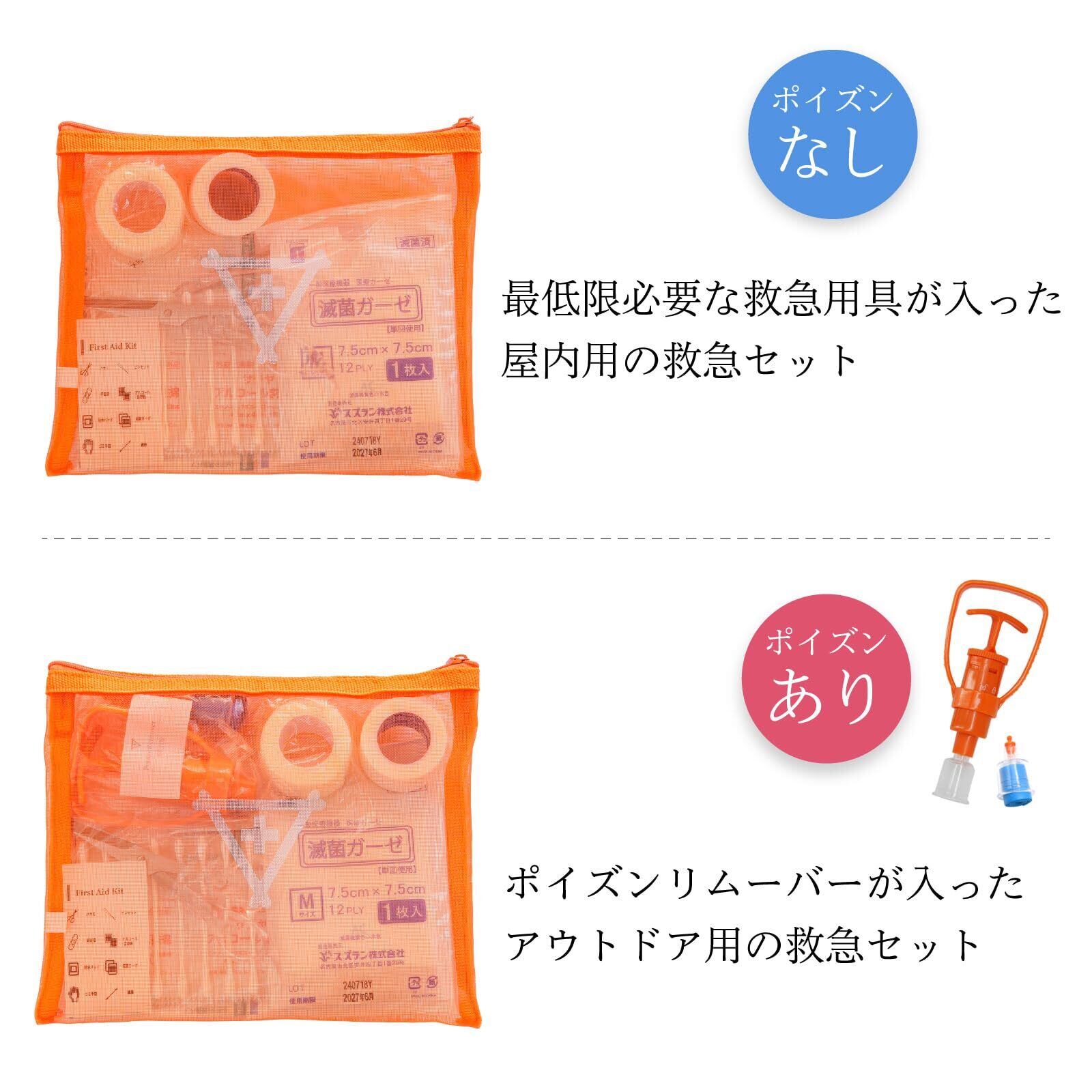 在庫セール】ミニ 救急セット 日本製 品質 フラバ 携帯用 A5サイズ