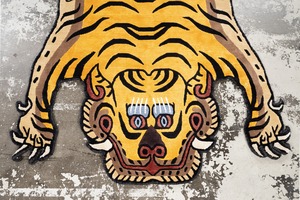 Tibetan Tiger Rug 《Lサイズ•シルク102》チベタンタイガーラグ