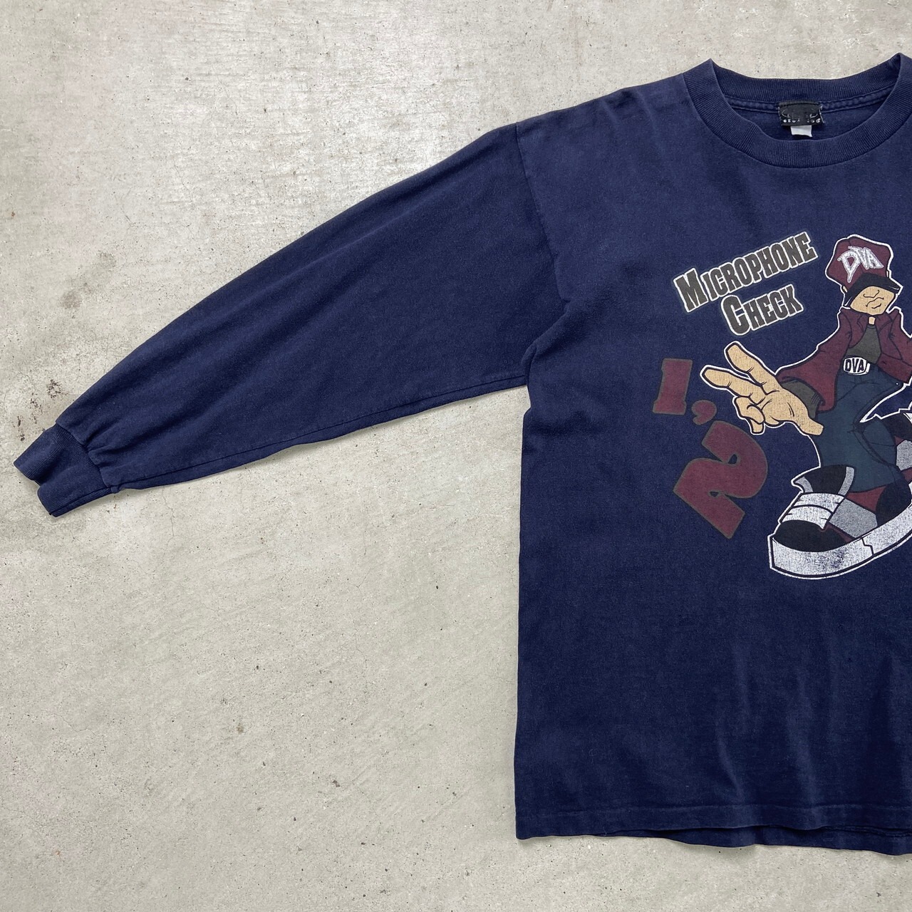 90年代 DVA プリント ロングTシャツ ロンT ヒップホップ ラップ メンズ 