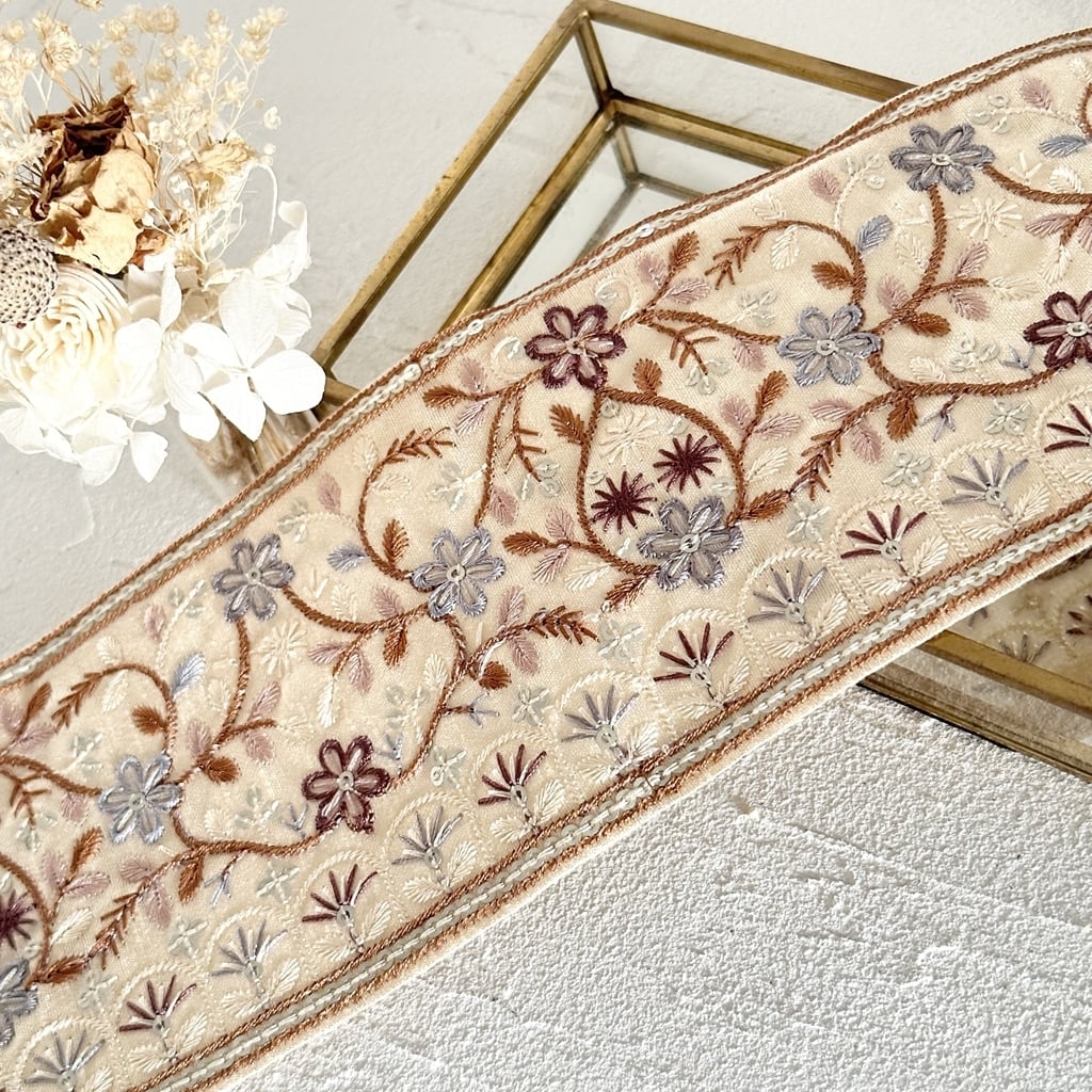 太幅（7㎝～10cm未満） | インド刺繍リボン専門店Rino Ribbon