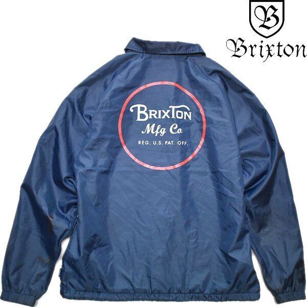1点物◇ブリクストンBRIXTON紺コーチジャケットUS古着Sメンズ 