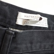 HATSKI　Wide Tapered Denim  Fade Black  HTK-Denim03