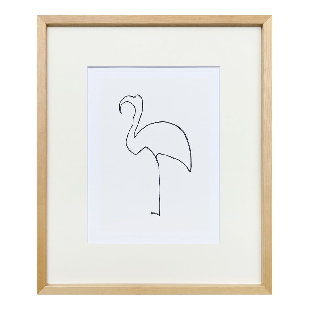 額縁付き] パブロ・ピカソ「Le flamand rose（フラミンゴ