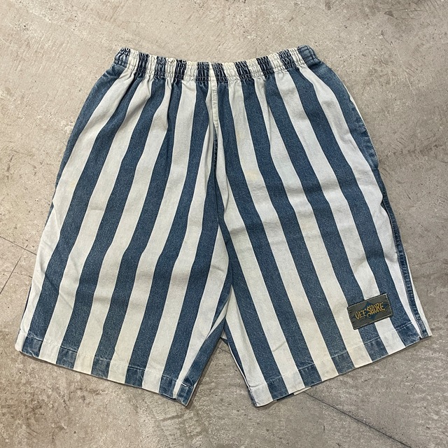 1990's OFF SHORE STRIPE SHORTS