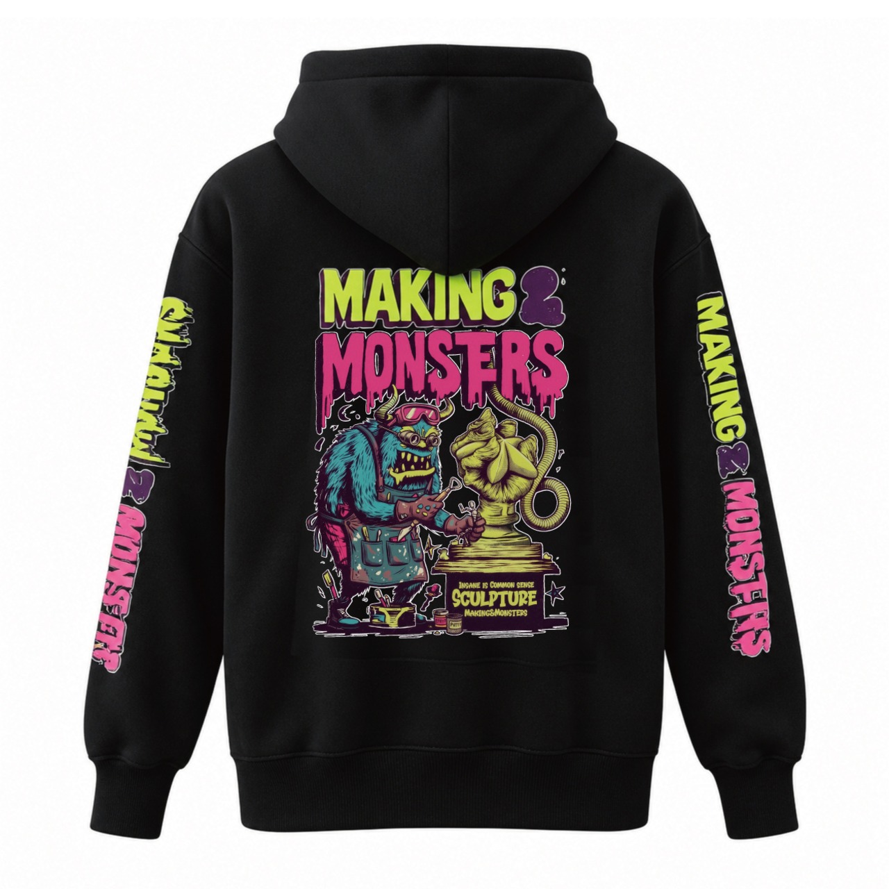MONSTER WORKS - PSYCHO HOODY /XL-size