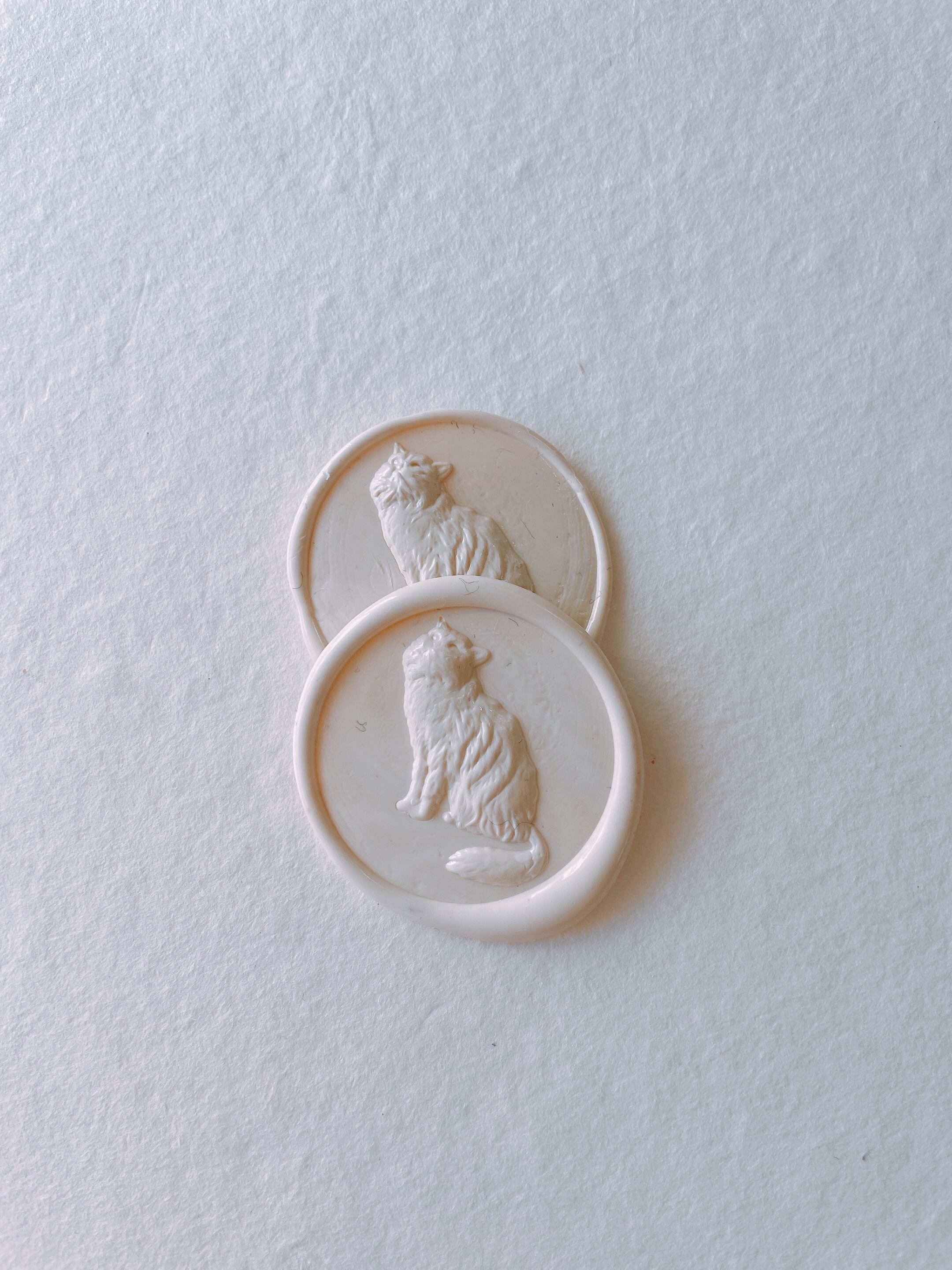 Wax Stamp -Cat／スタンプヘッド