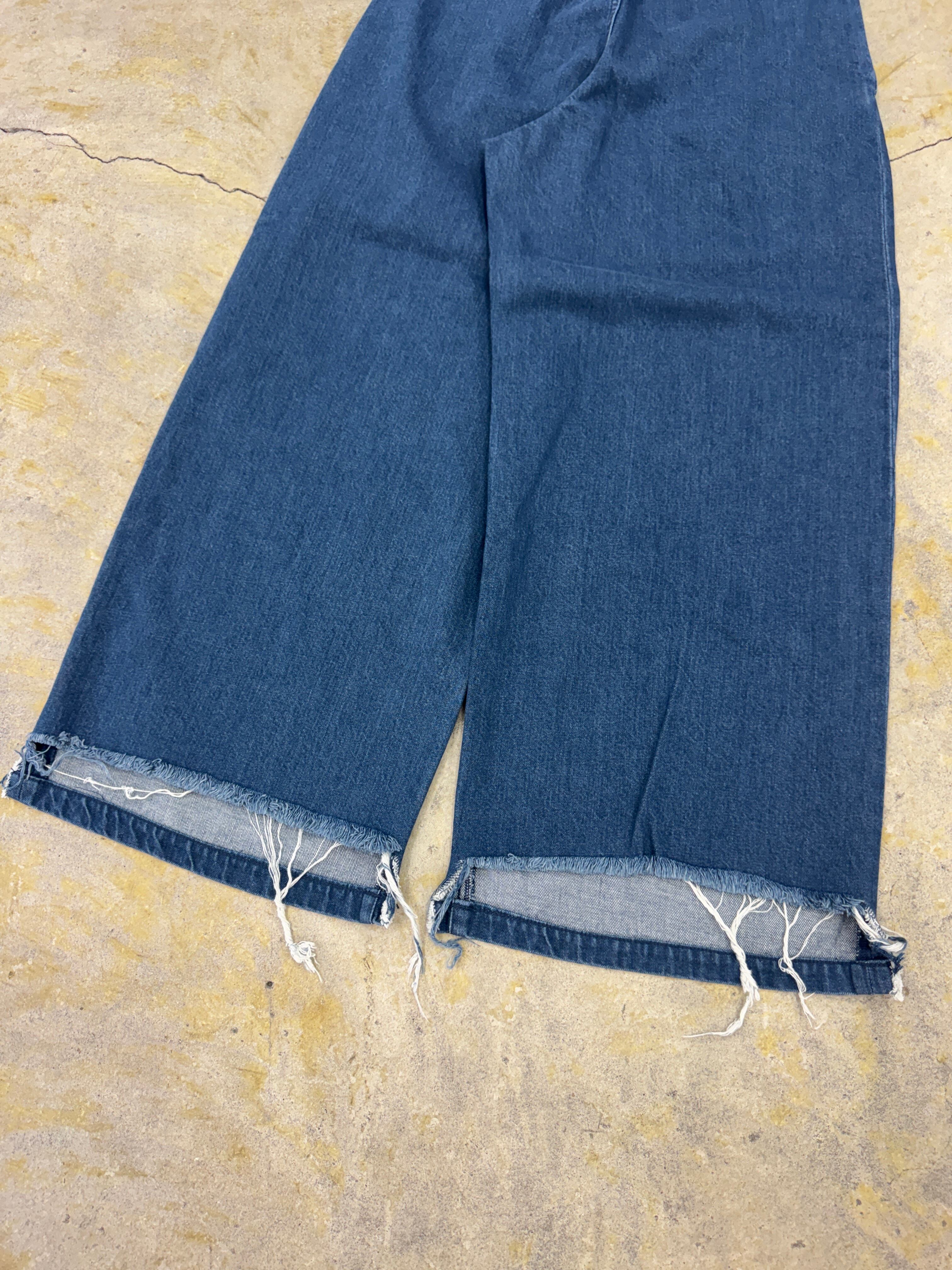 SOSHIOTSUKI | HI WAIST BAGGY DENIM PANTS(WASHED) | INDIGO | HOWDAY