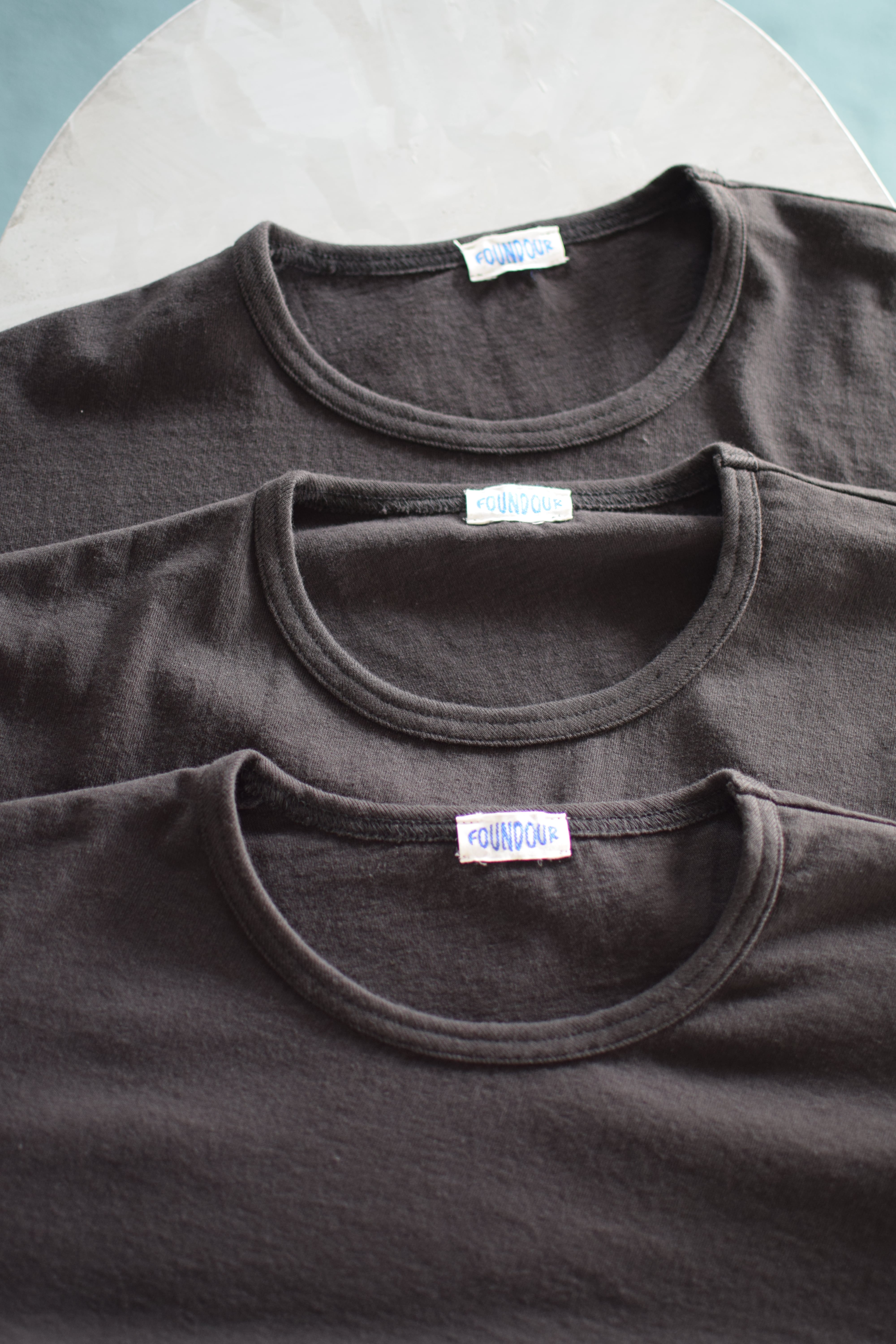 FOUNDOUR / COTTON SHORT SLEEVE TEE