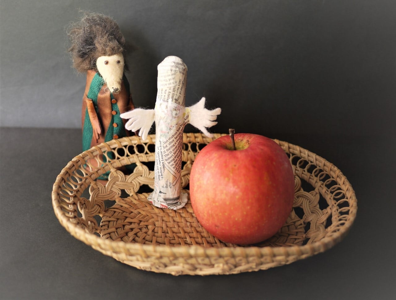 北欧ヴィンテージ カゴ バスケット