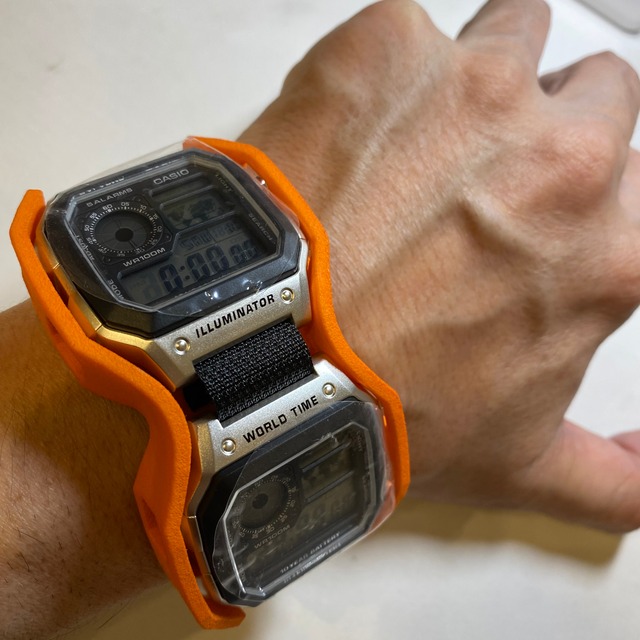 <CASIO> AE-1200 “alien” Ripley’s gear TWIN CUSTOM