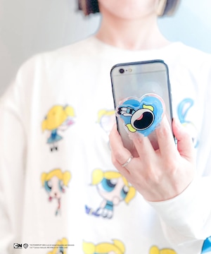 F268152_The Powerpuff Girls×Flapper ぐるぐるスマホグリップ【シールタイプ】