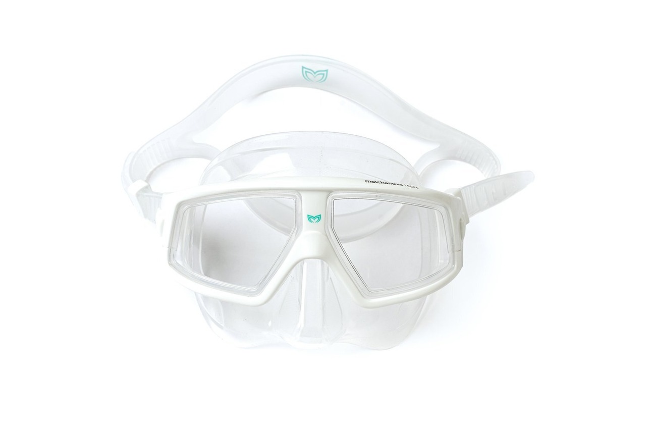 モルチャノワマスク〈ホワイト＆クリア〉 Molchanovs CORE Freediving Mask フリーダイビング・マスク