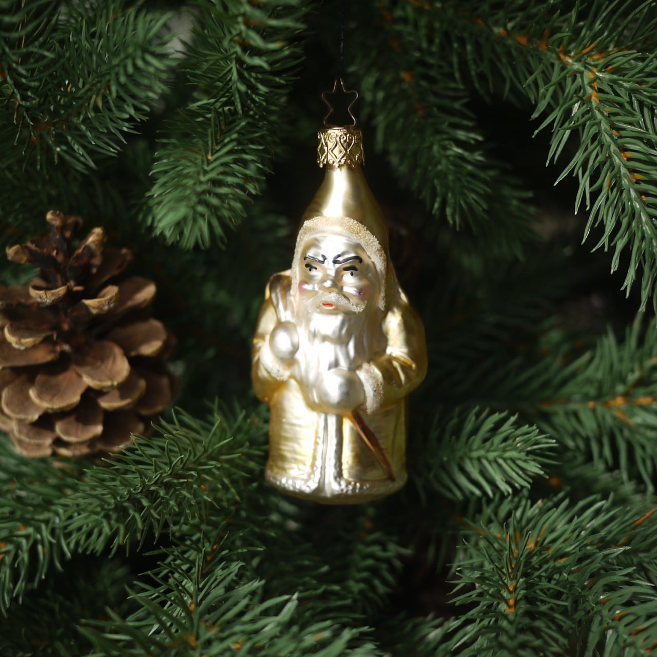 ガラスオーナメント インゲ・グラス サンタクロース 聖ニコラウス ドイツ