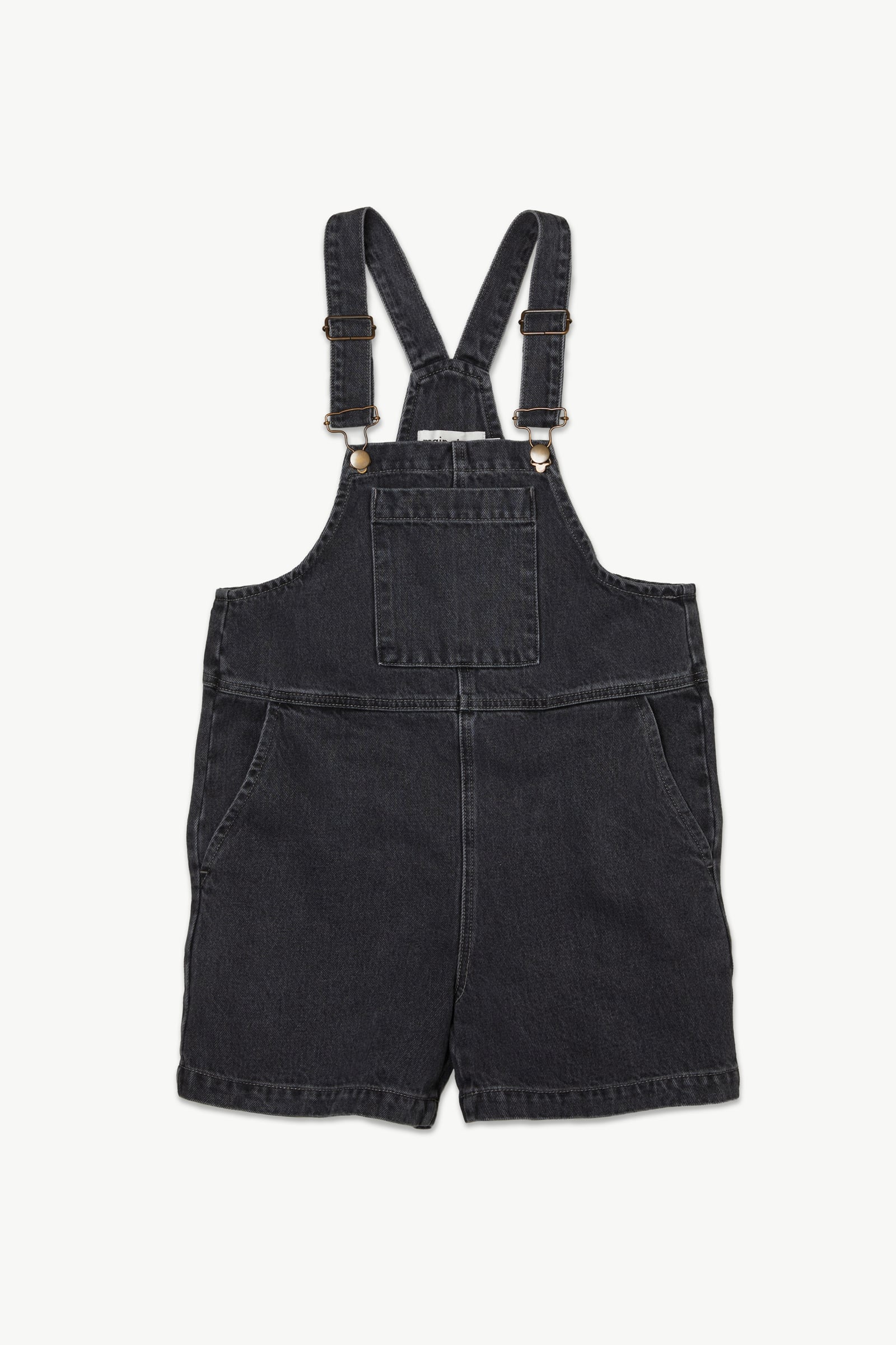 main story 2024SS》Short Dungaree / Washed Black Denim | cirkel mote 