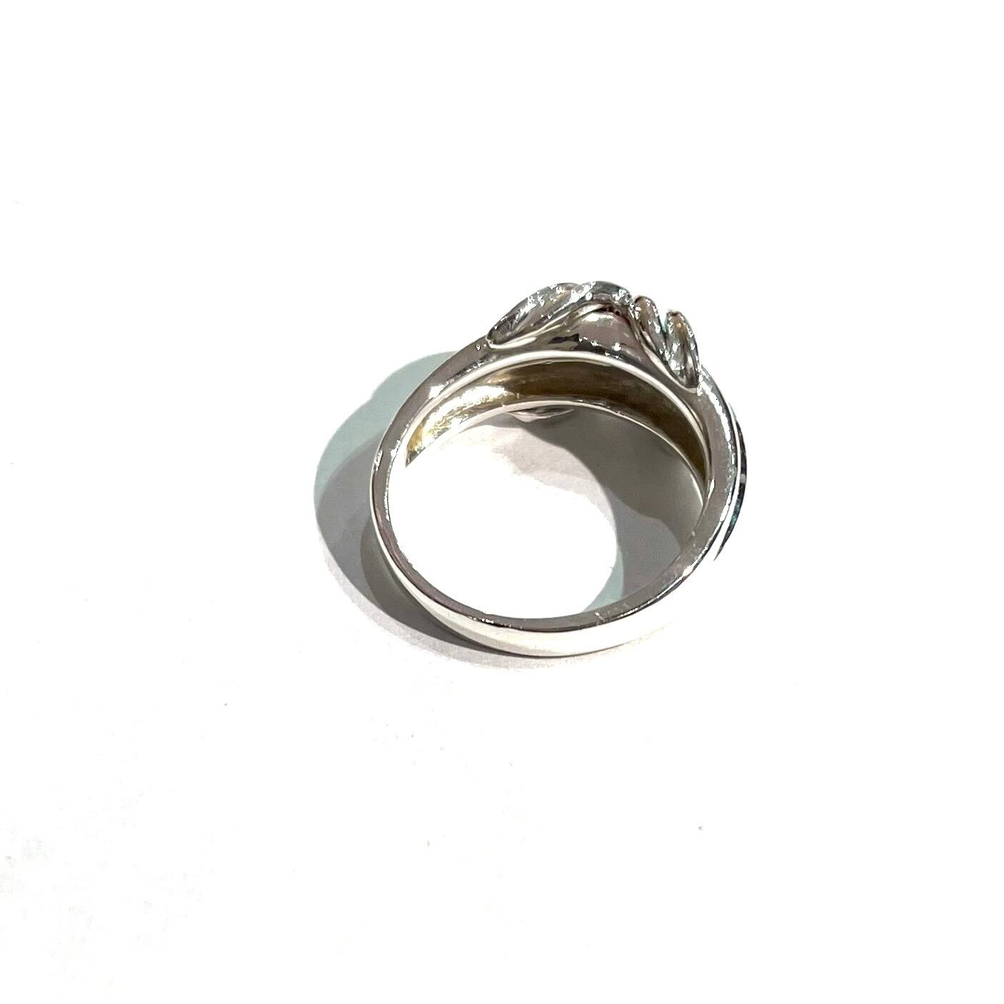 TIFFANY&CO.】2037 シグネチャーリング 11.5号／シルバー925／X