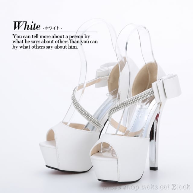 SALE【即納】14cmヒール 3色サイズ豊富 サンダル ドレス 結婚式 パーティー お呼ばれ 3249