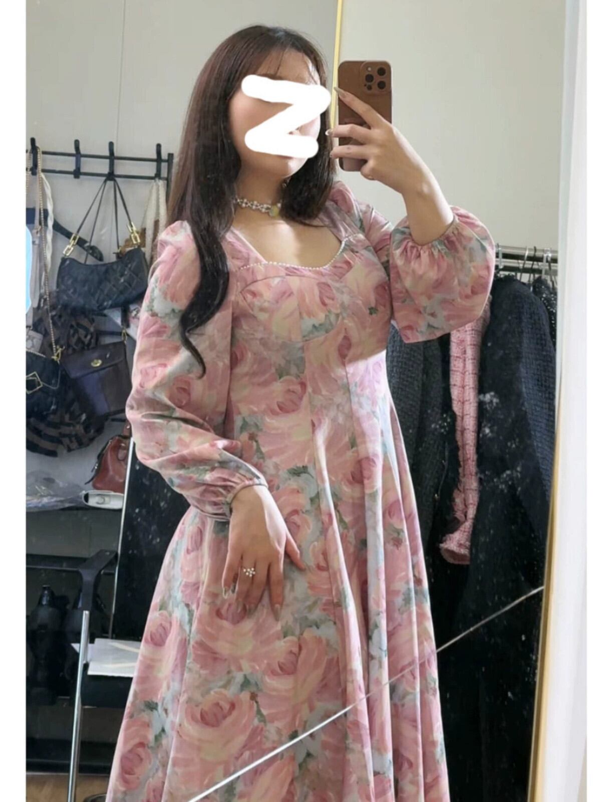 社交ダンス　コーラルピンク　スタンダードドレス ☆社交ダンス☆海外製スタンダードドレス☆サイズM☆コーラルピンクと