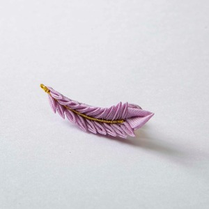 【Color Feather】Pin brooch 【カラーフェザー】ピンブローチ