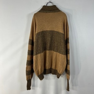 イタリア製 malo カシミア混 タートルネック ニット