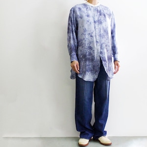 LUVOURDAYS　ラブアワデイズ   　LV-SH2101　TYE-DYE DRESS SHIRTS　タイダイ　シルクシャツ