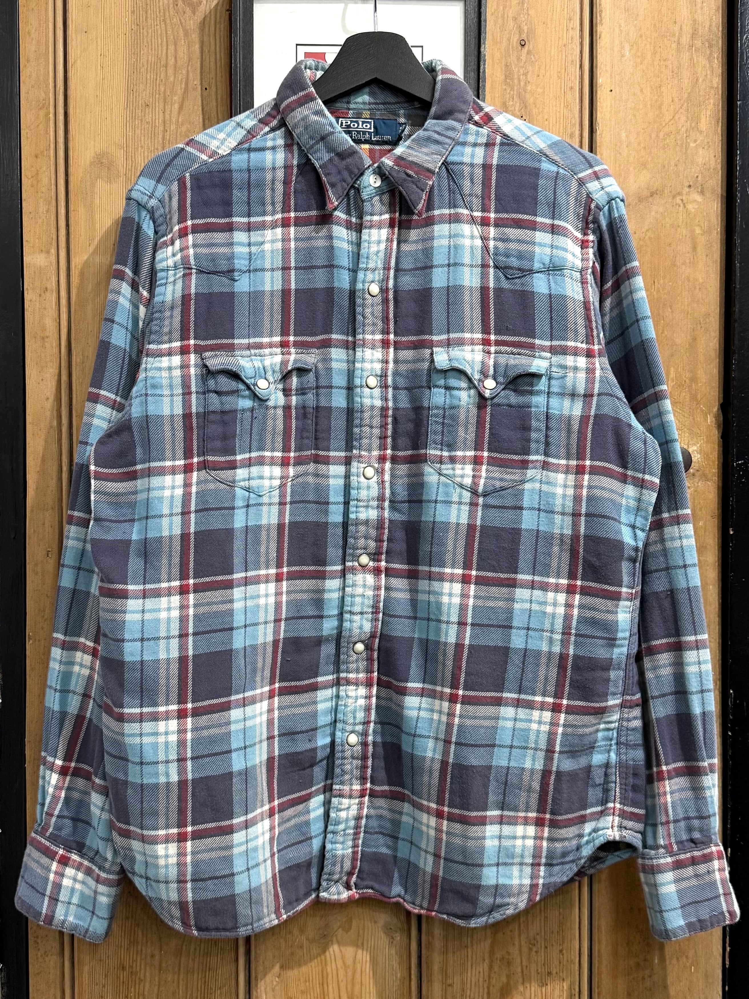 店舗安い XL セントジョンズベイ ヘビーネルシャツ 00s 【公式通販】