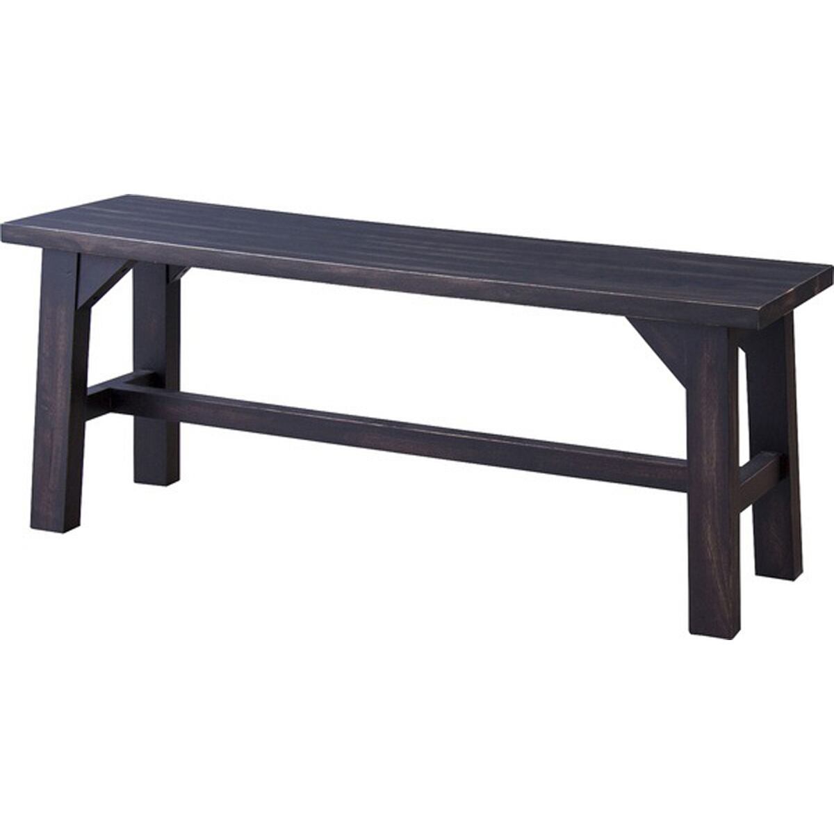 ローランド ベンチ 天然木 マホガニー ラッカー塗装