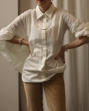 1980-90's Lanvin / Asymmetry Shirt