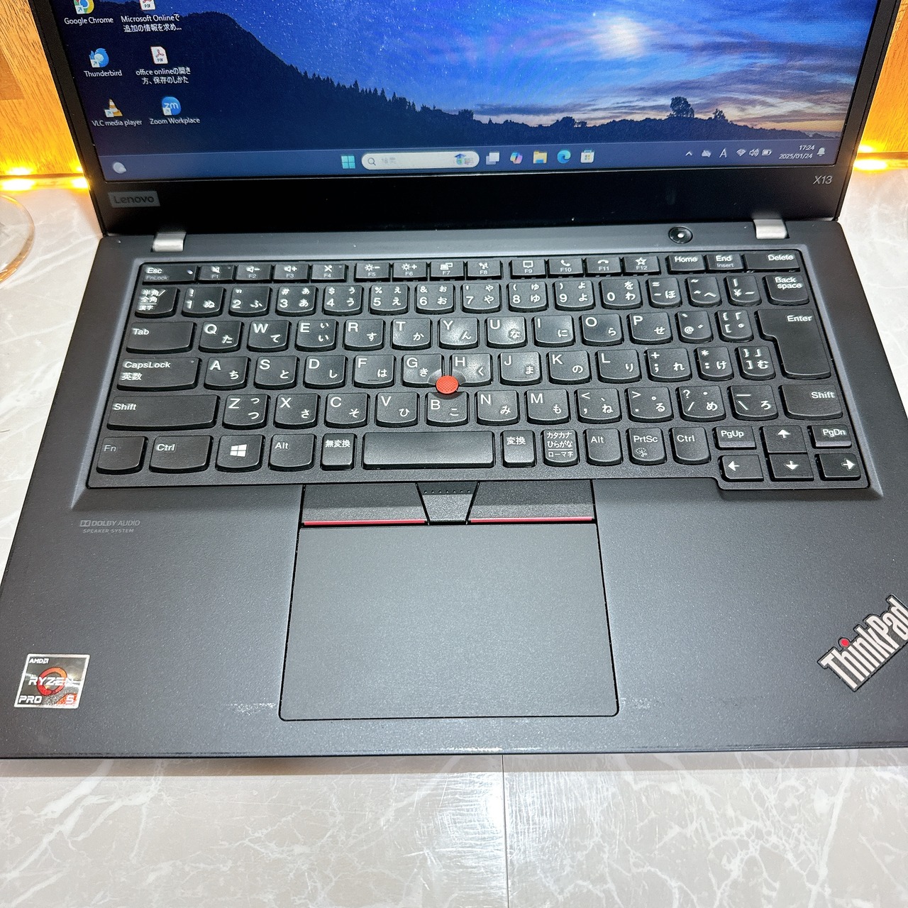 人気 2020年式/Lenovo ThinkPad X13/SSD256GB/メモリ16GB/Ryzen 5/ノートパソコン