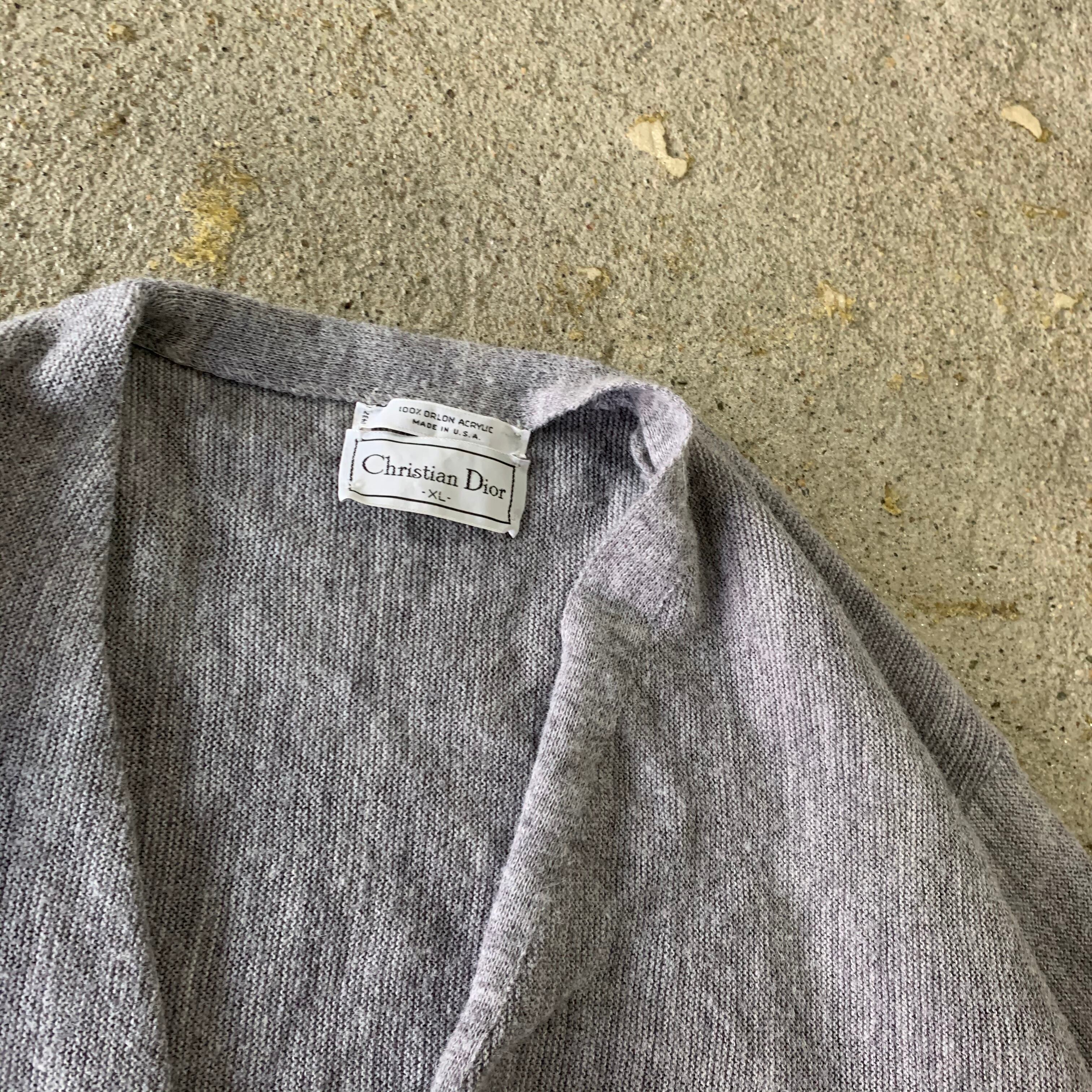 80s〜 christian dior Acryl cardigan | What
